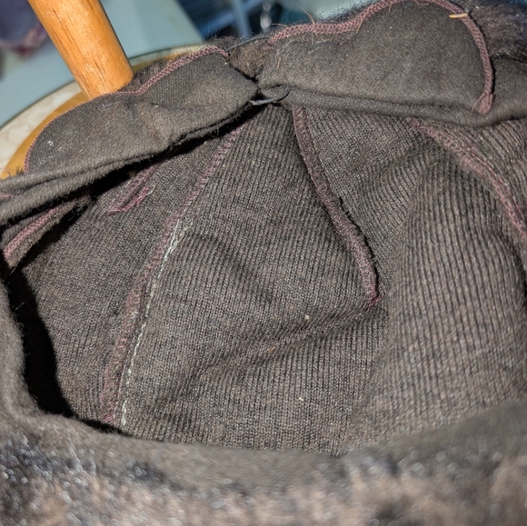 Vintage Women's brown faux fur beret-sz S/M - Picture 2 of 4